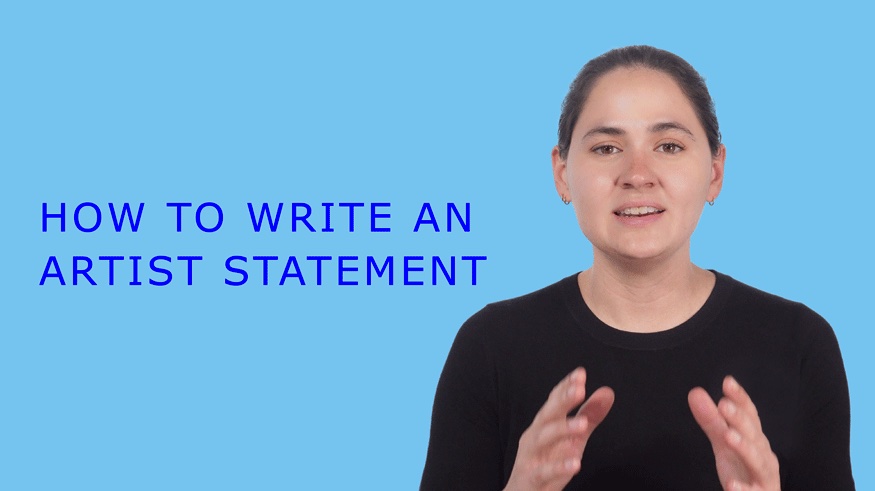 How to write an artist statement teaser image
